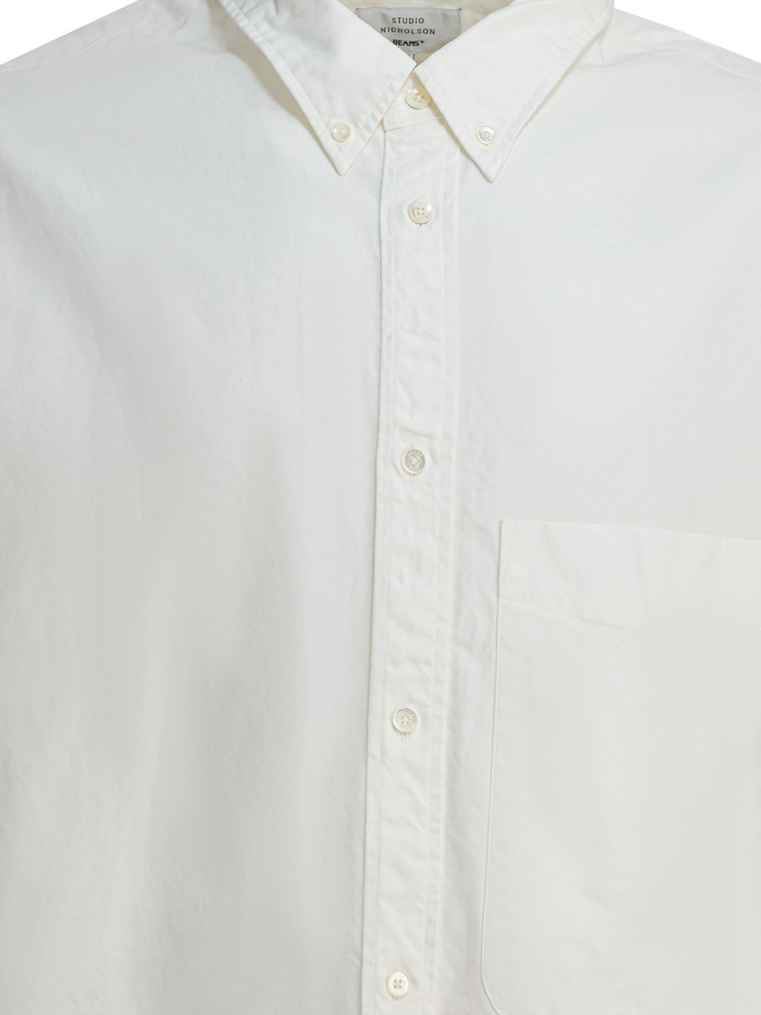Beams Plus Lisa Oxford Sn Shirts - White | 022e5bf198c35ae298c088afae1cc226f7700c36