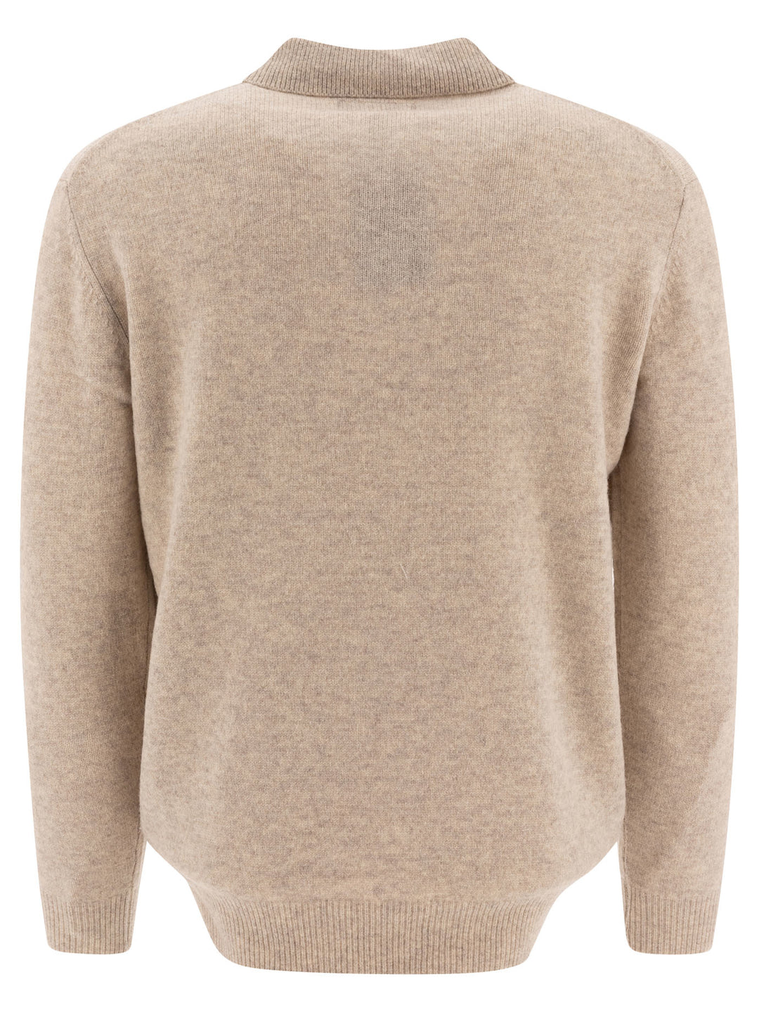 Beams Plus Wool Polo Shirt Polo shirts - Beige | 56e5a4a389bb5ab7f62b8e7ef04307812efa82dc