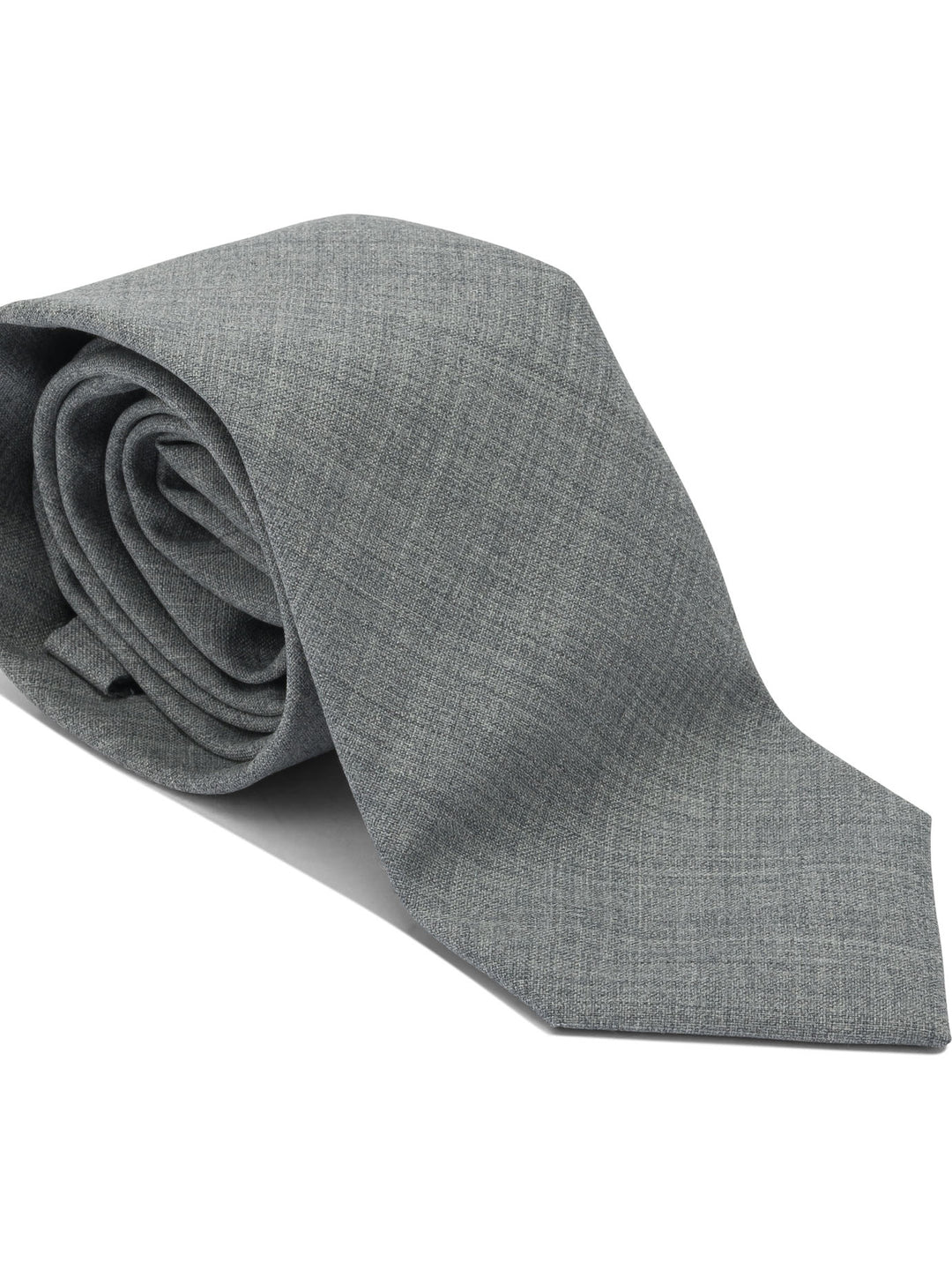 Brunello Cucinelli Virgin Wool Tie Ties & Bow Ties - Grey | 8add66299f88cb5ee34d84129c1eac00e5ad407f
