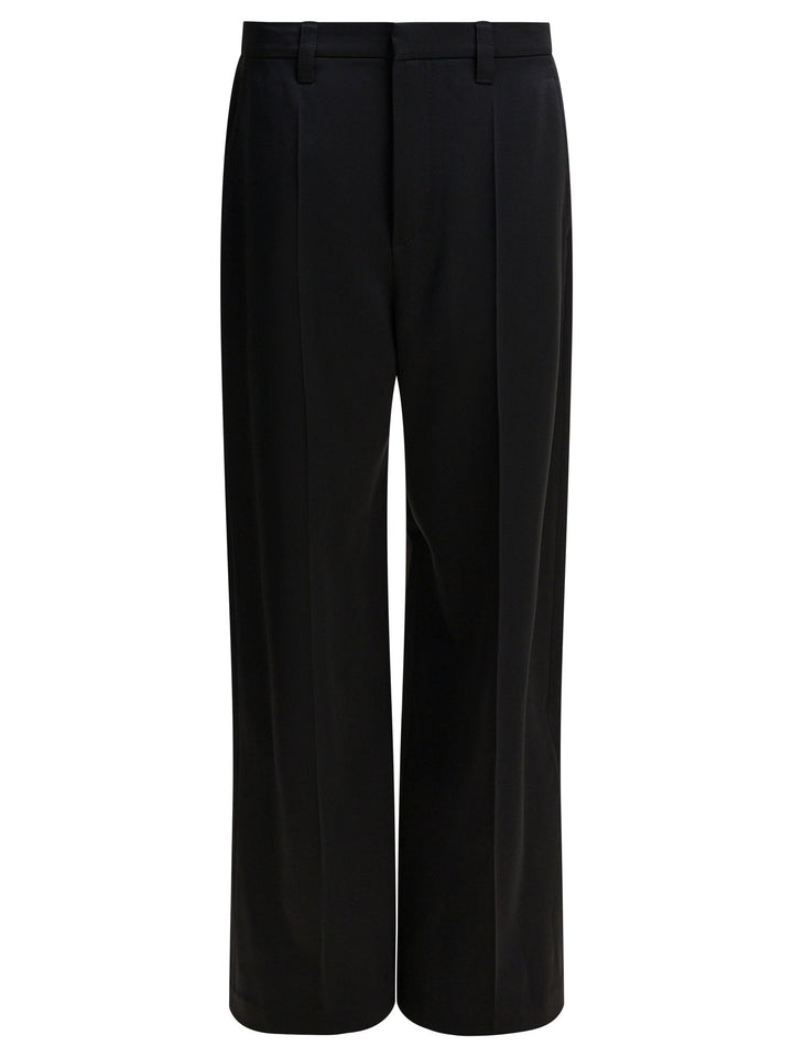 Brunello Cucinelli Wide-Leg Pants Trousers - Black | a02fc97fbb06bb750a86c423206460fcc4c28425