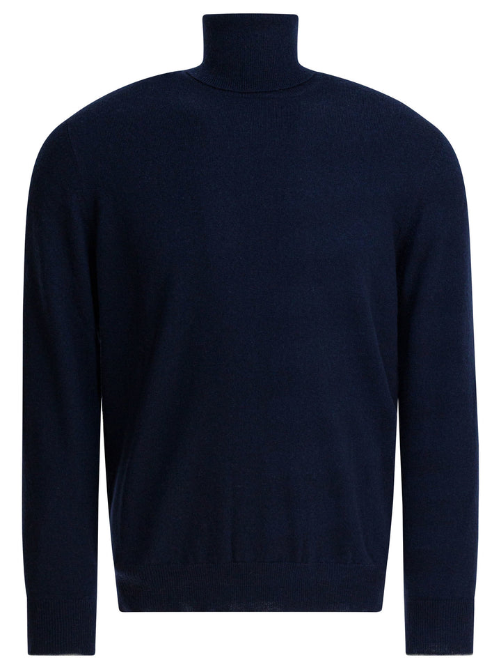 Brunello Cucinelli Cashmere Turtleneck Knitwear - Blue | 7f2dcc102f94a33511dcad56e5364e978592f654