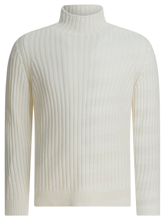 Cashmere Turtleneck Knitwear White