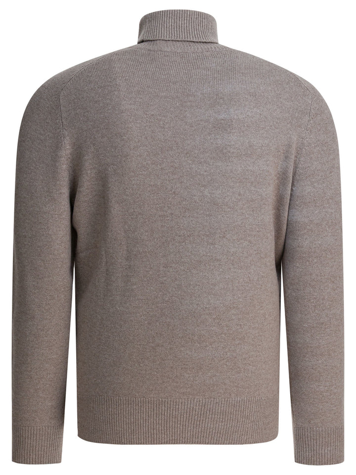 Brunello Cucinelli Cashmere Turtleneck Knitwear - Beige | ca22b58ac4f85e5ac404be966e8fcb32a59fddbc