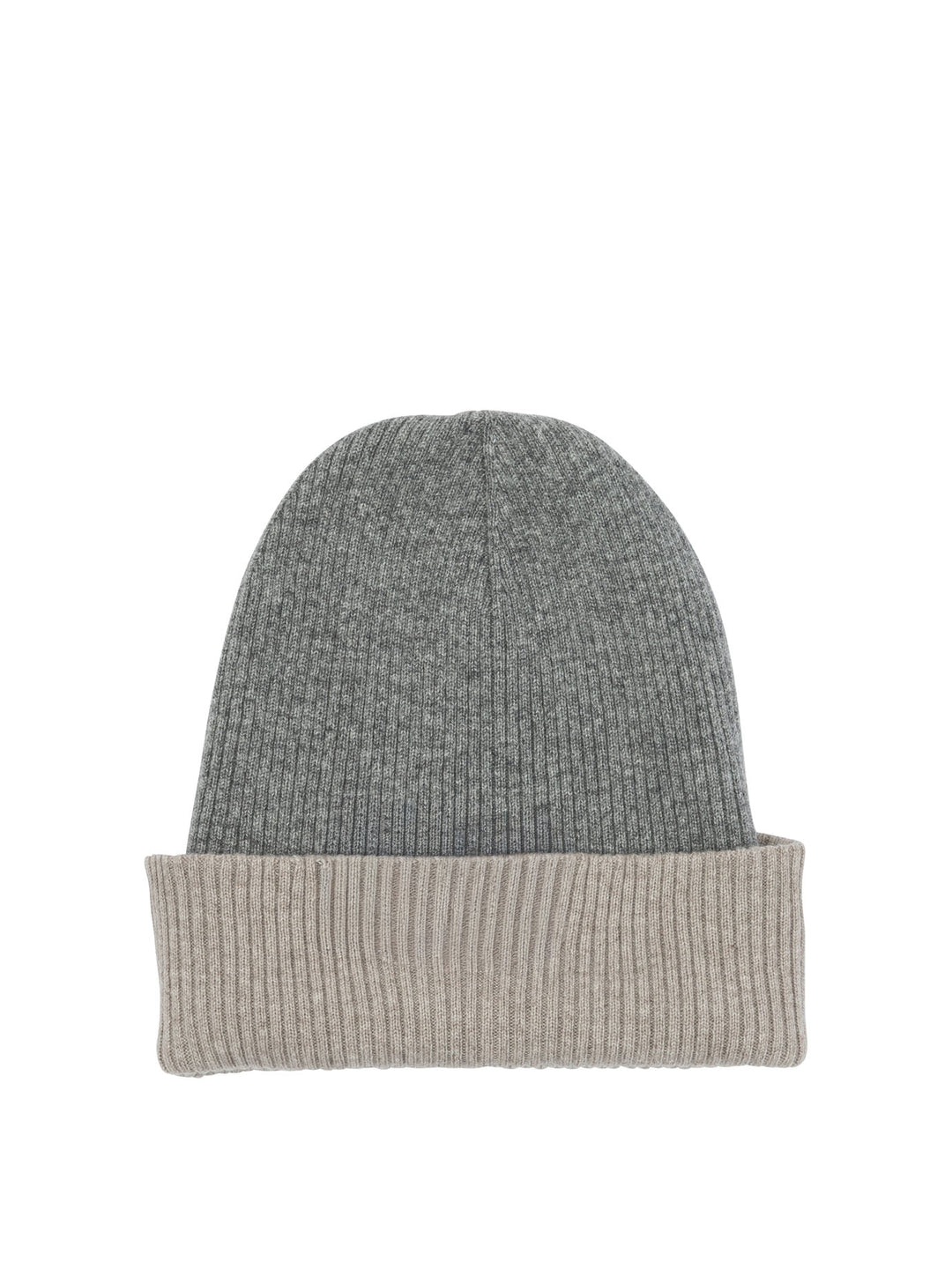 Brunello Cucinelli Reversible Cashmere Beanie Hats - Grey | 51d354f1672d8ab6fb45cb9fd2a4322ecd4d372c
