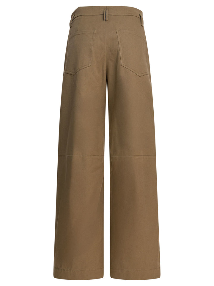 Brunello Cucinelli Baggy Trousers - Brown | a469d7933f5f923cc036d66063d4e53072ccc51e