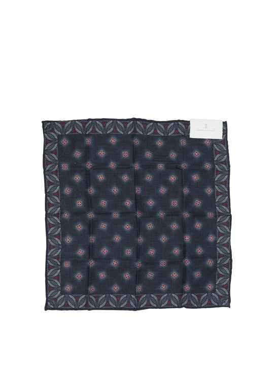 Silk Pocket Clutch Sciarpe & Foulard Blue