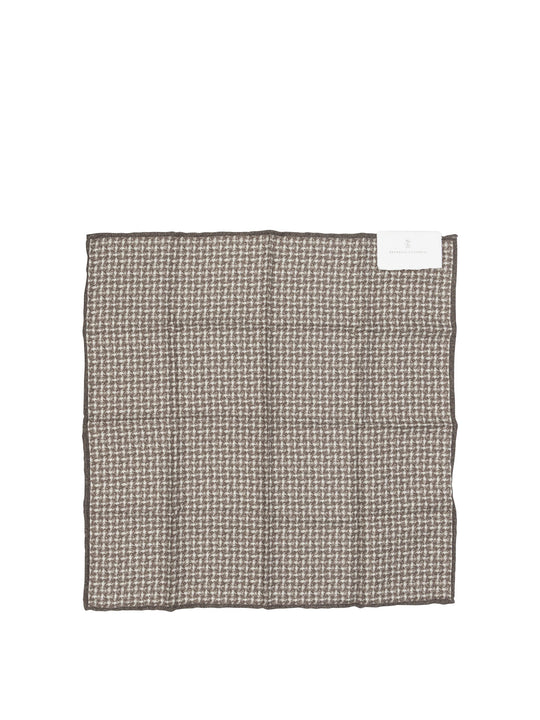 Silk Pocket Clutch Sciarpe & Foulard Brown