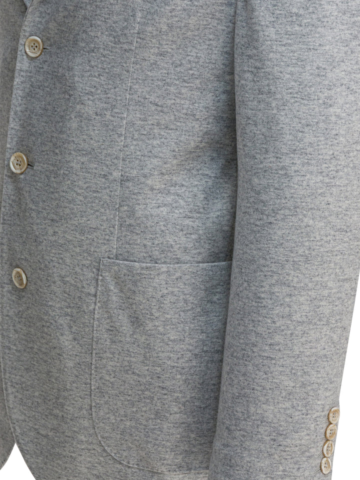 Brunello Cucinelli Cashmere Blazer Jackets and Coats - Grey | 157d83ca274f1bc0310bf0f42125e7f2207716b3