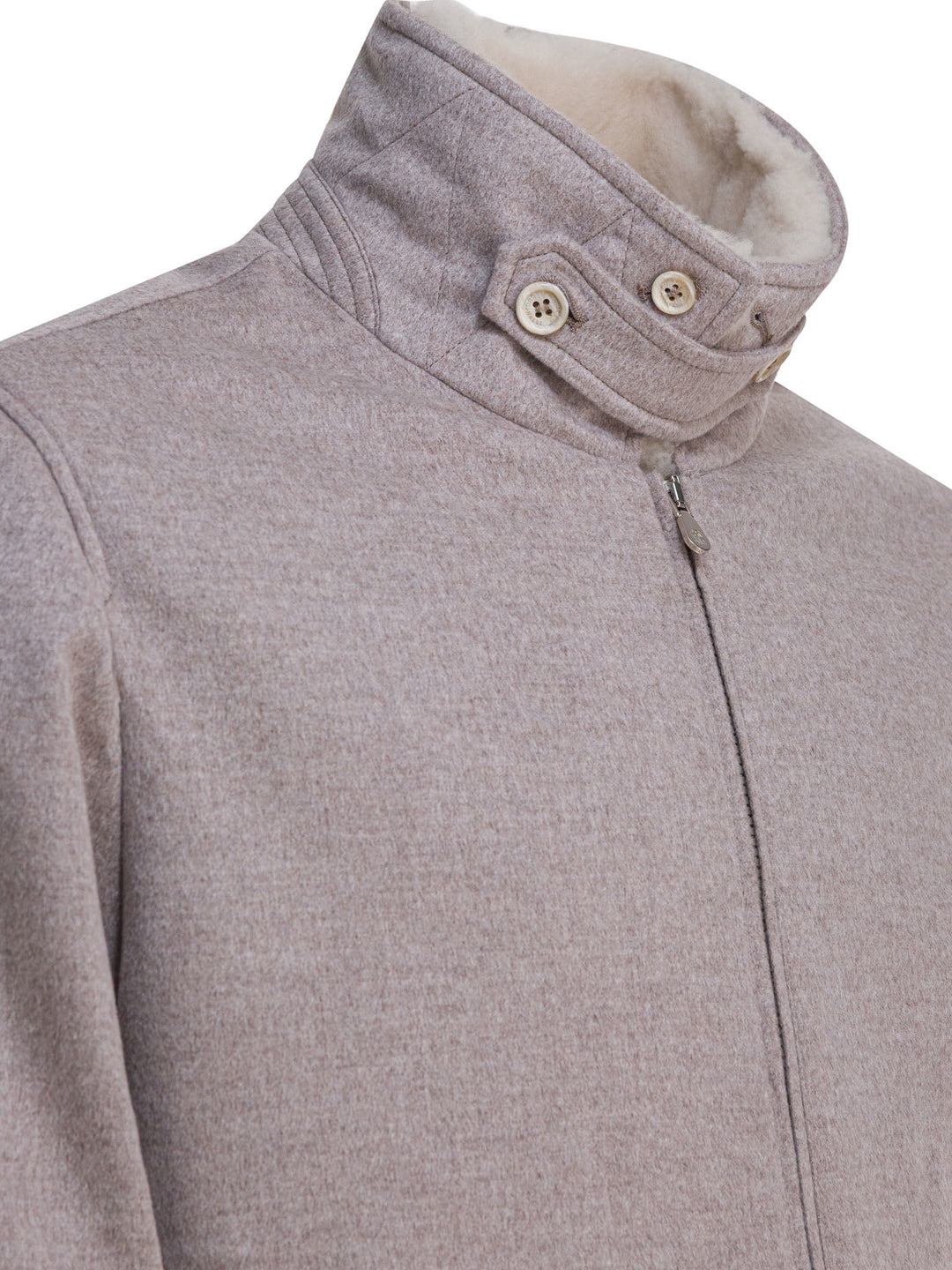 Brunello Cucinelli Cashmere Beave Bomber Jacket Jackets and Coats - Brown | ba58fa6fbf19c5977e6b407373c6006039352a37