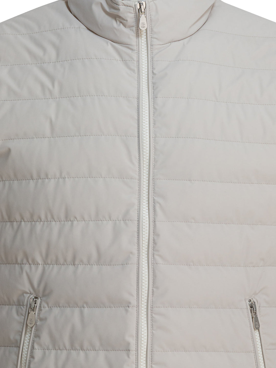 Brunello Cucinelli Sleeveless Taffeta Jacket Jackets and Coats - Beige | 3a62bf4c54e86701f9062911aa8f5b5017891c8b