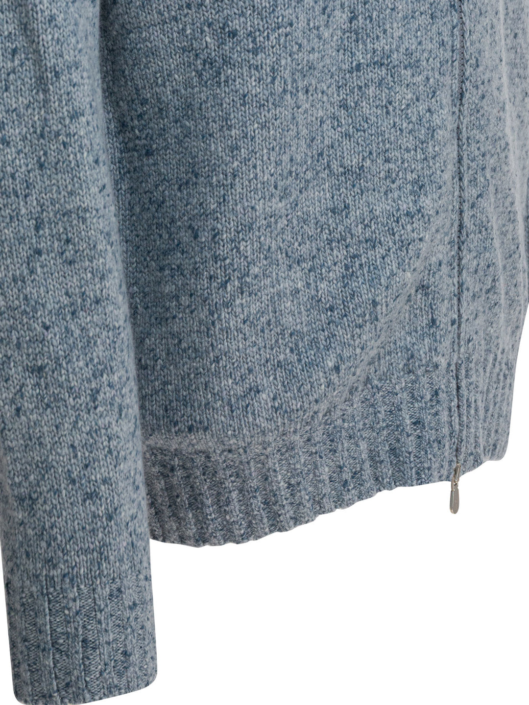 Brunello Cucinelli Cashmere Zipper Sweater Knitwear - Grey | 764136ef177980f9e040a89998c4f6f00ceaa86c
