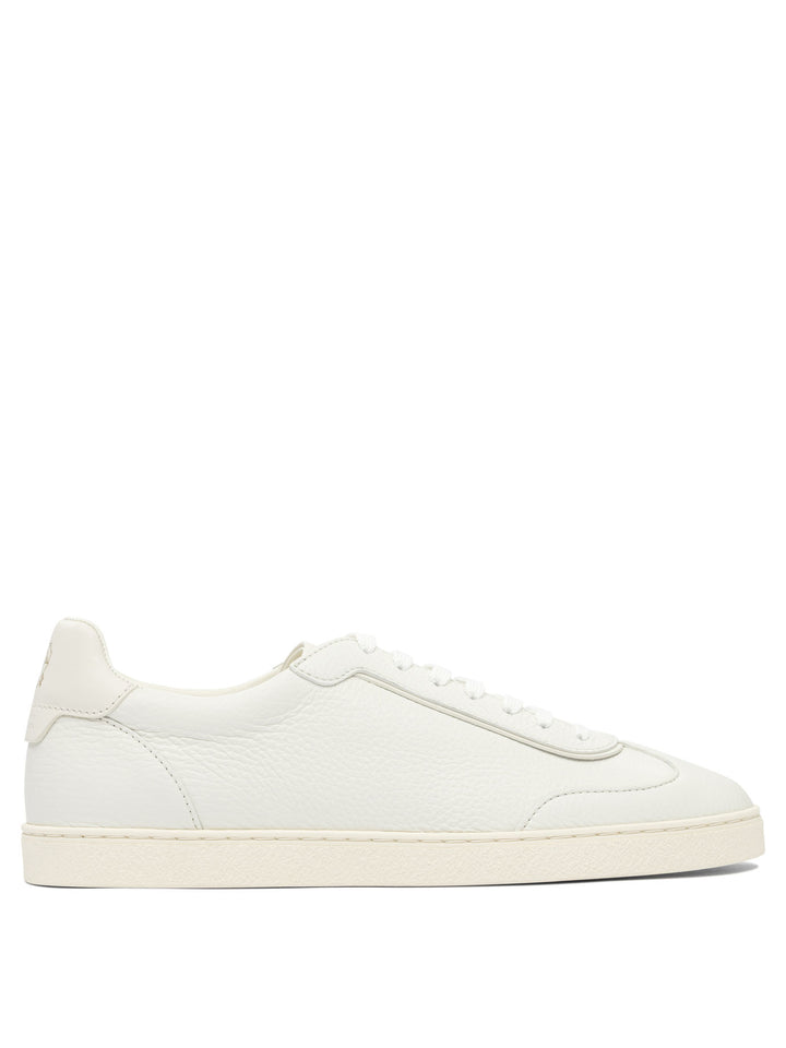 Brunello Cucinelli Leather Sneakers Sneakers & Slip-On - White | 8beb119a46bcc0464b0491b7db472bf136f1bca3