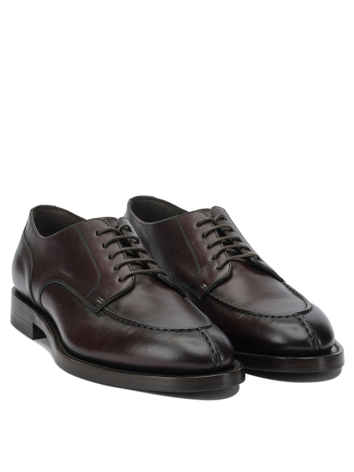 Brunello Cucinelli Leather Derby Lace-Up shoes - Brown | 67d795232eb07d8ad32f807bac6d936a491d5d8a