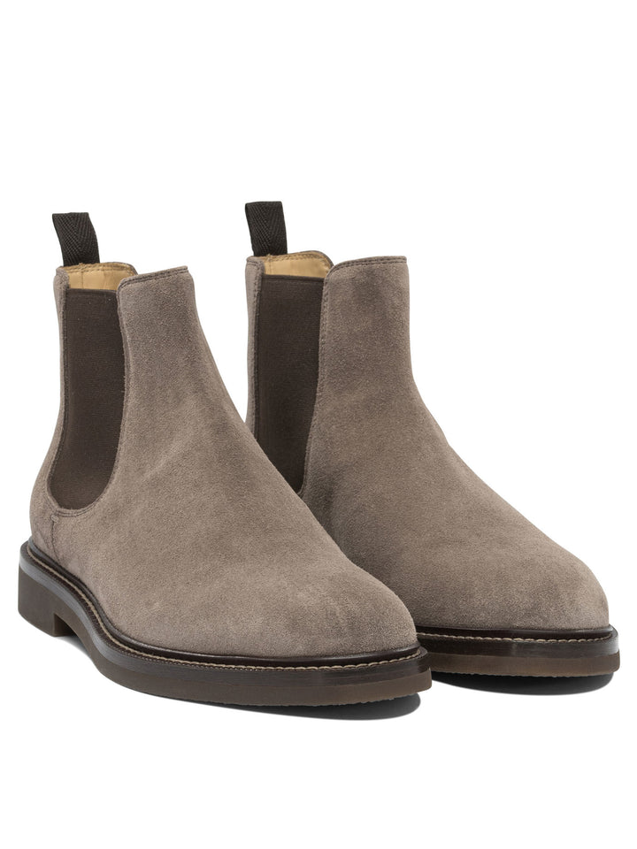 Brunello Cucinelli Chelsea Boot Ankle Boots - Grey | 6a0fb99dd837adbd0b5cfa2d4b8f08a35a5cbc0b