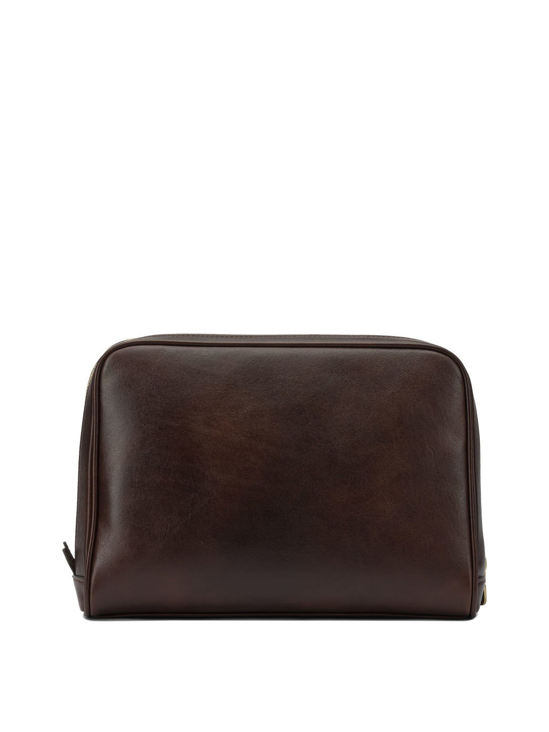 Brunello Cucinelli Leather Beauty Case Pouch - Bordeaux | 72cf96ce987b53697e9de1e19e5d9440cae3405d