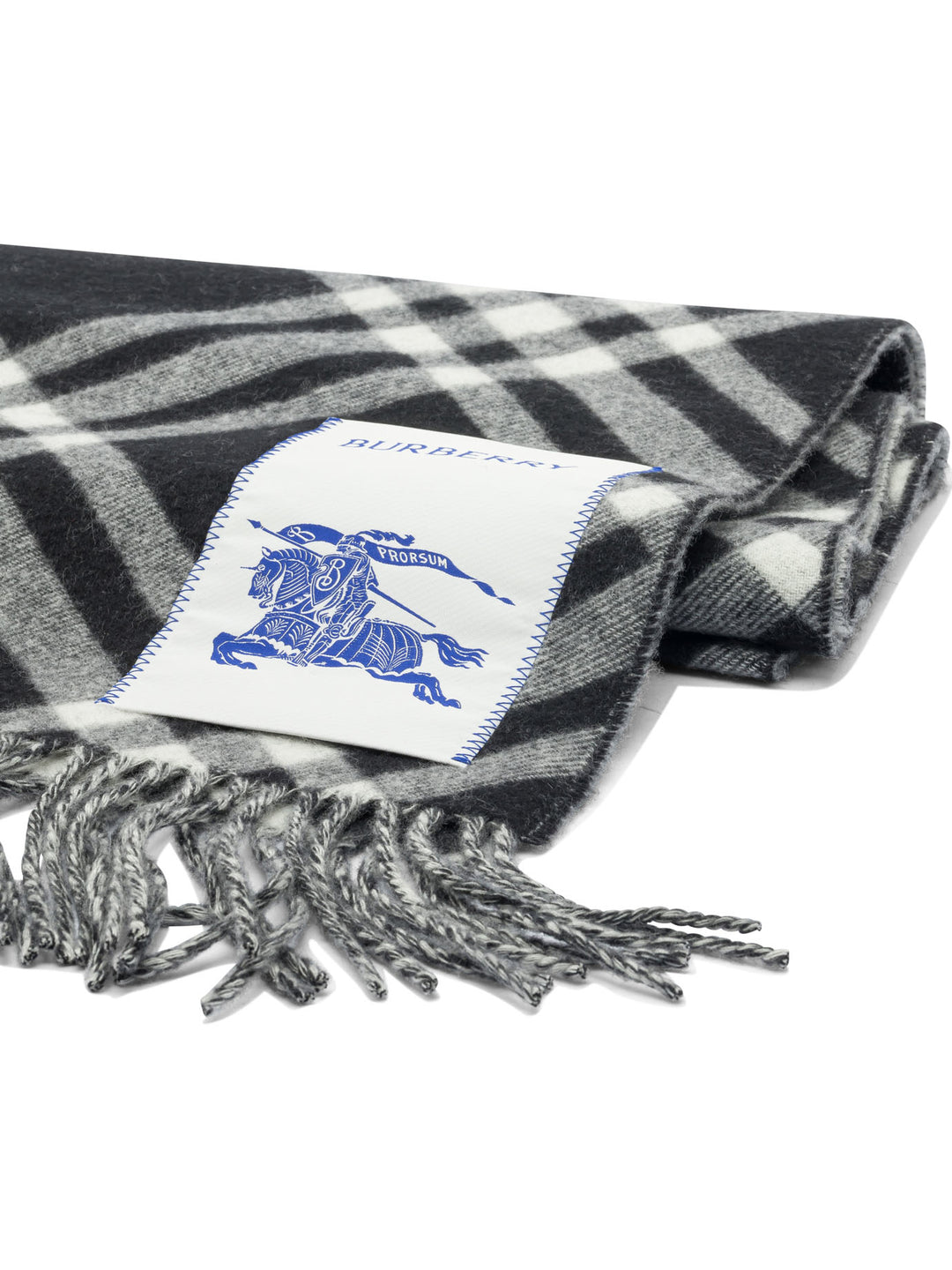Burberry Check Sciarpe & Foulard - Black | f2eaf3edf971f96b600c140a2d4451f5b4c7f95b
