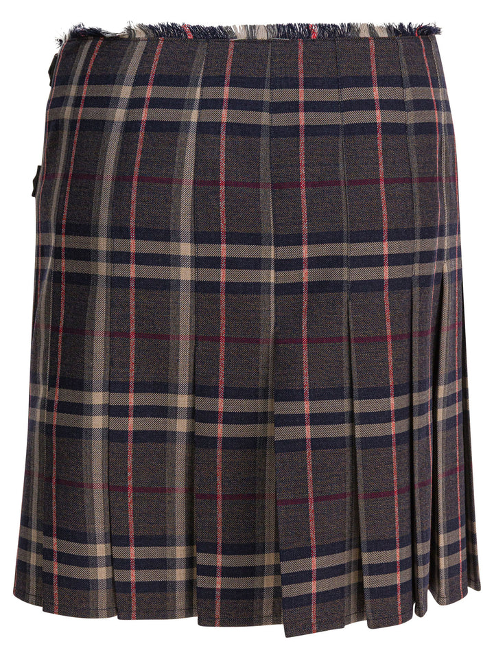 Burberry Check Skirts - Black | dfc696ff118fd34fc0752d866f8af6e96b120899