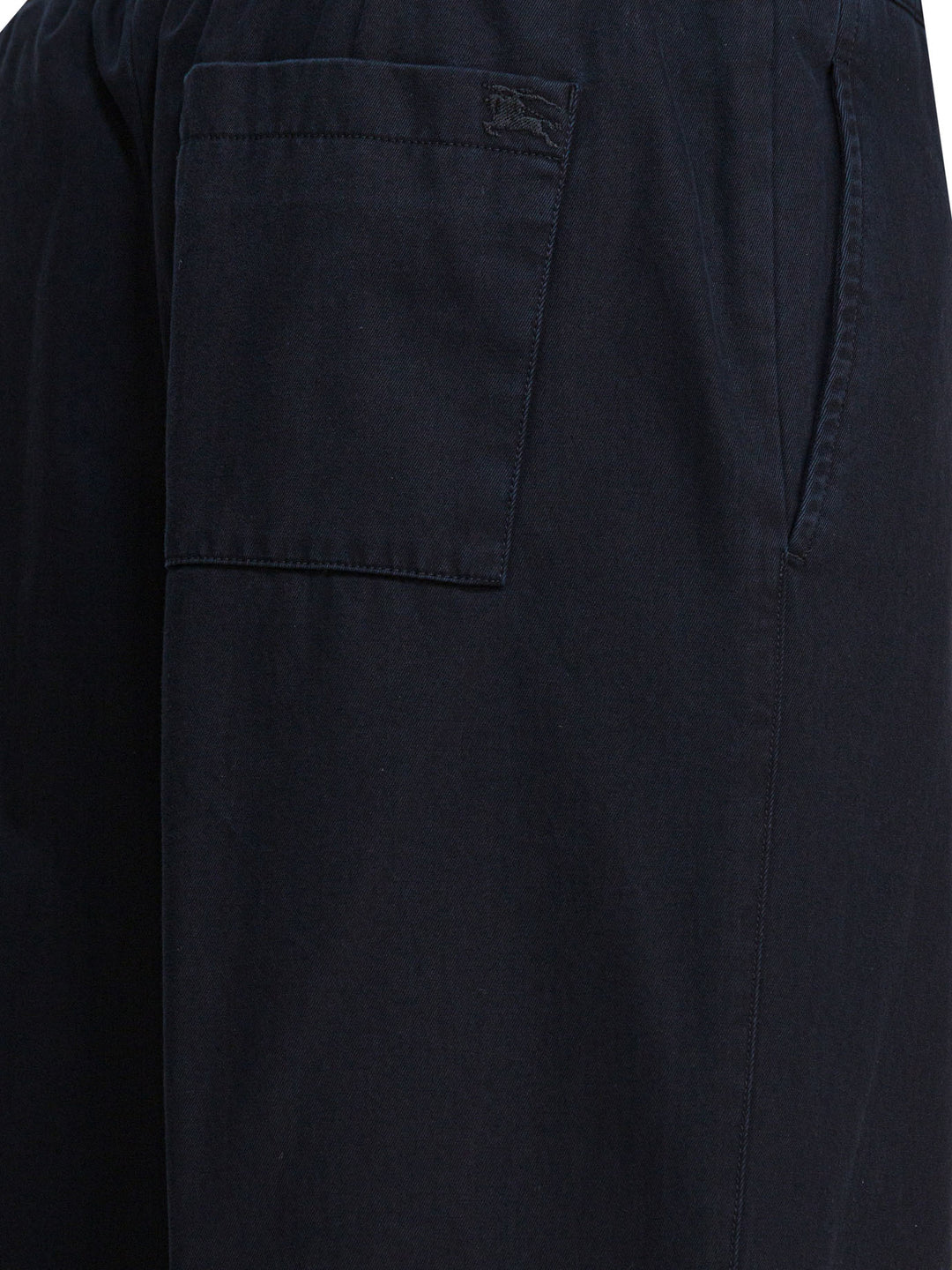 Burberry With Check Detail Trousers - Black | 137849d59c9fd6751add714f7e956da31ea0846e