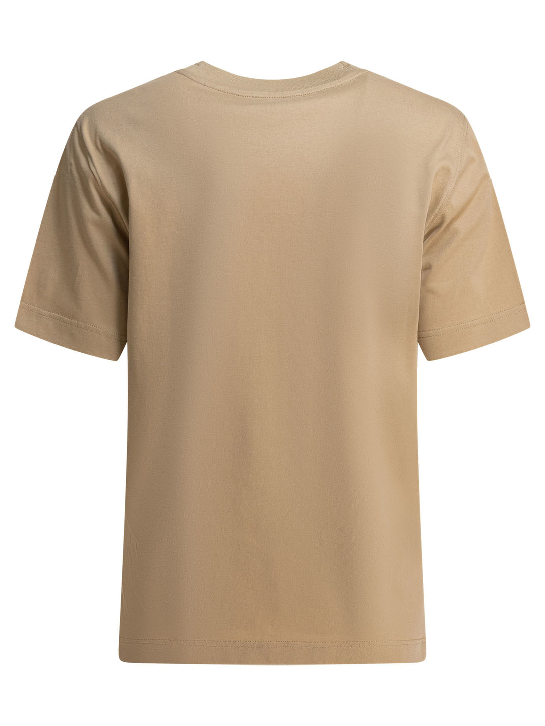 Burberry T-Shirt With Knight Stamp T-shirts - Beige | f3fc6a33672ab4a1e6d4815915a3500612f3297f