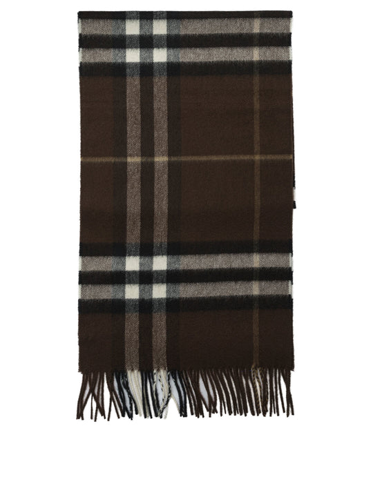 Check Sciarpe & Foulard Brown