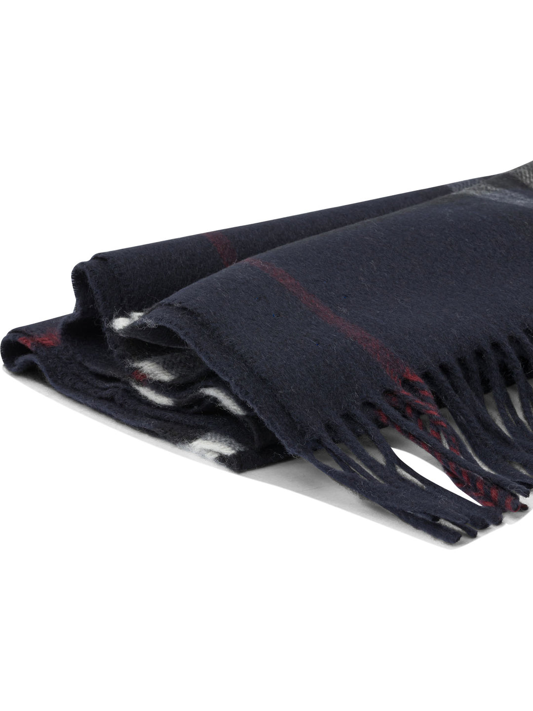 Burberry Cashmere Check Scarf Sciarpe & Foulard - Blue | 36914dfa79c67e02f2a14485c9e8c1e7e9a1f539