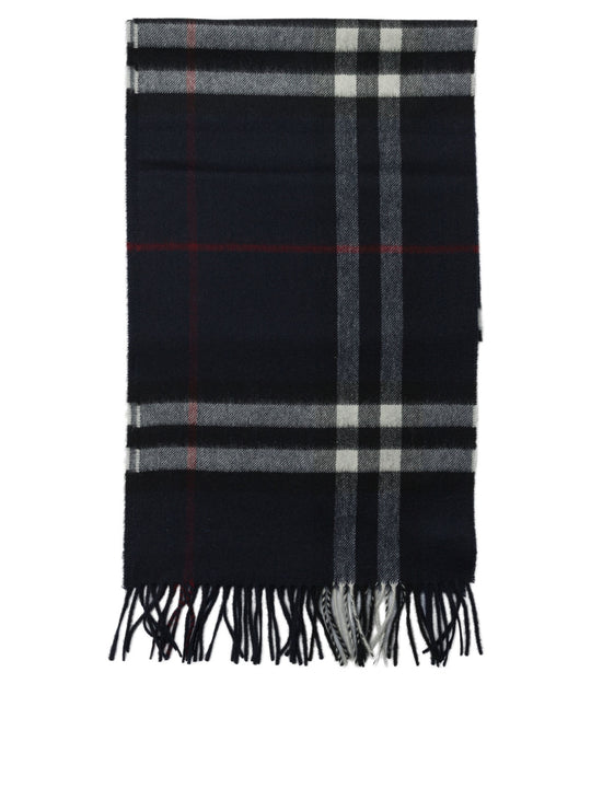 Cashmere Check Scarf Sciarpe & Foulard Blue