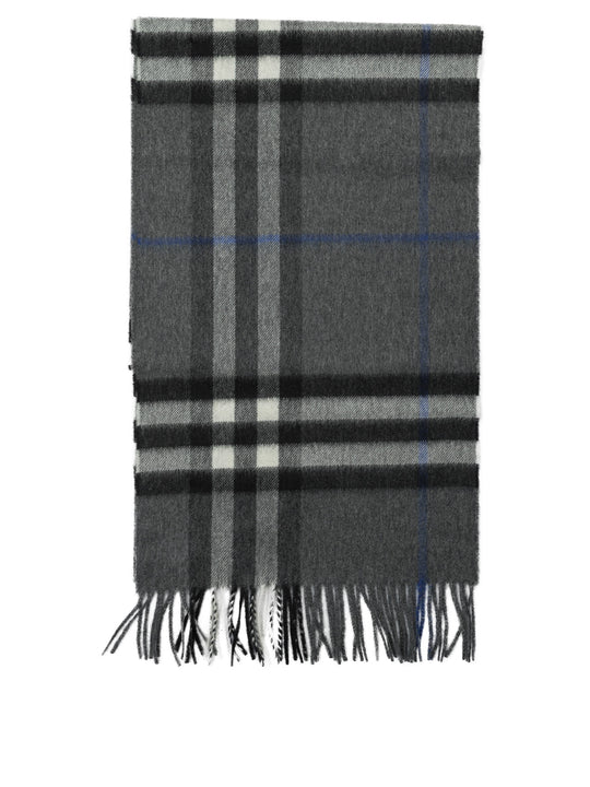 Check Sciarpe & Foulard Grey