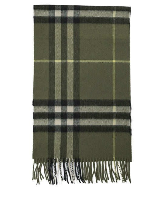 Check Sciarpe & Foulard Green
