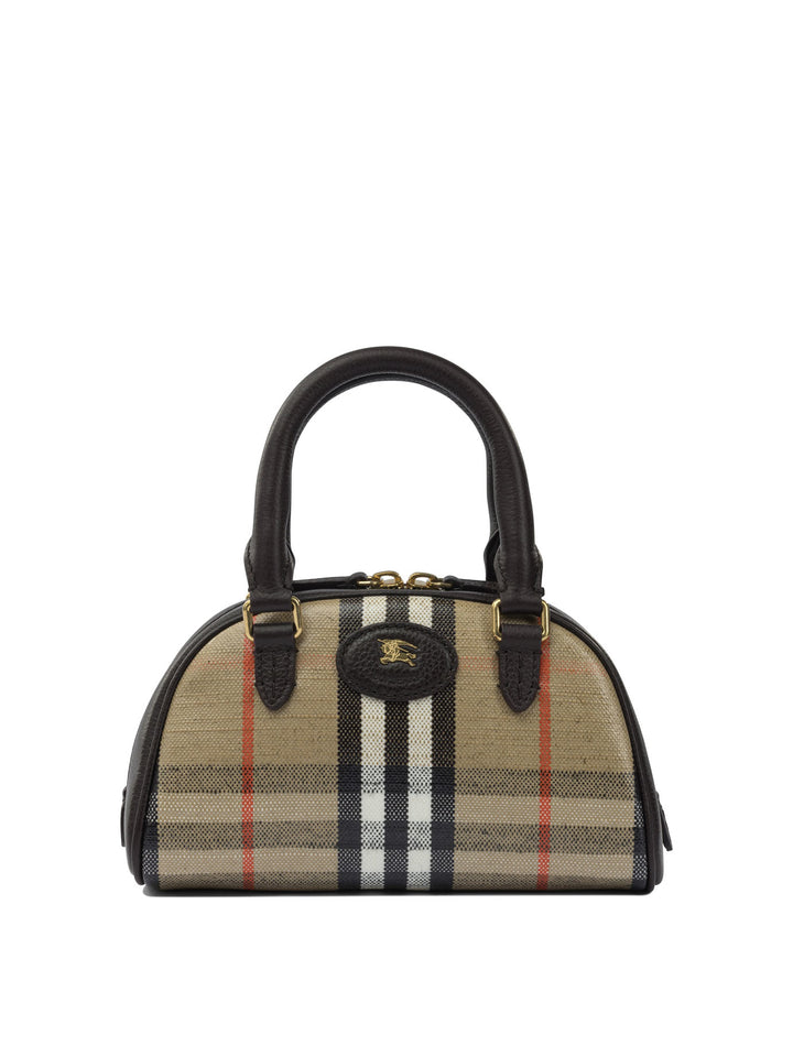 Burberry Bowling Highlands Crossbody Bags - Beige | 744bb363629fe5121d92f49361b972486677afcf