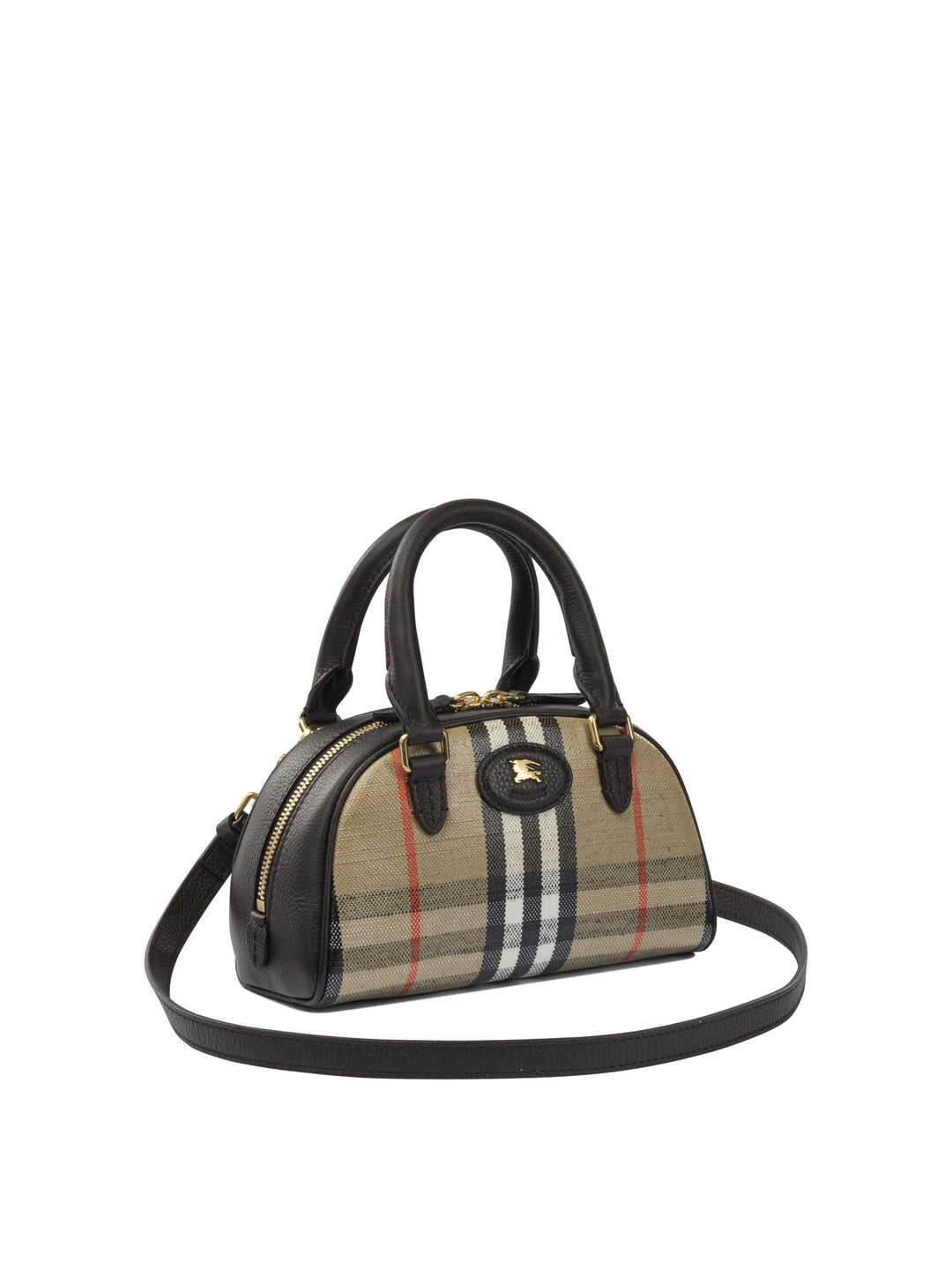 Burberry Bowling Highlands Crossbody Bags - Beige | 443f7ab6bea0d62e8618362c5ffdc21d443c1504