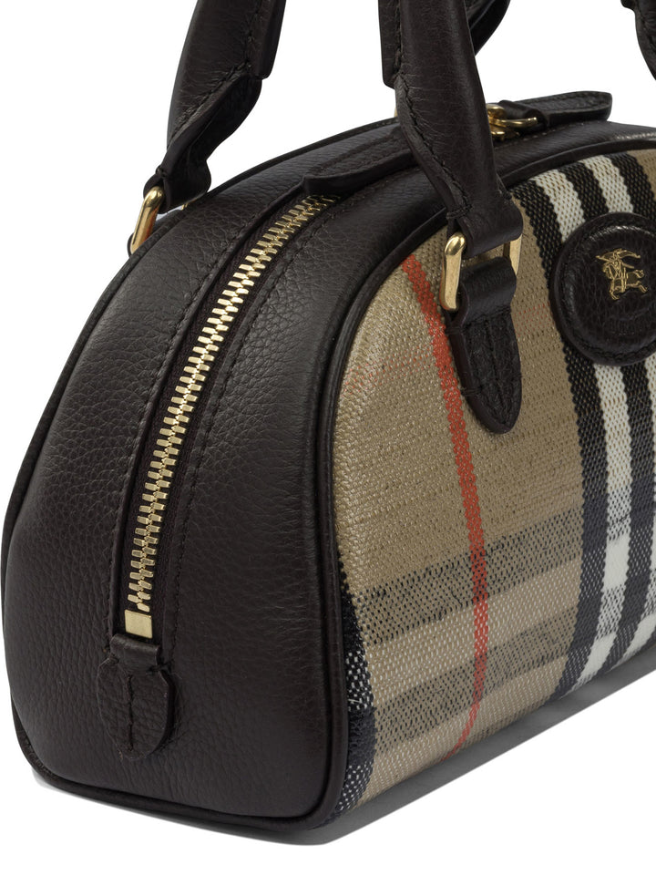 Burberry Bowling Highlands Crossbody Bags - Beige | b801413ee68ab292cc16999ef050a6181dca8ac0