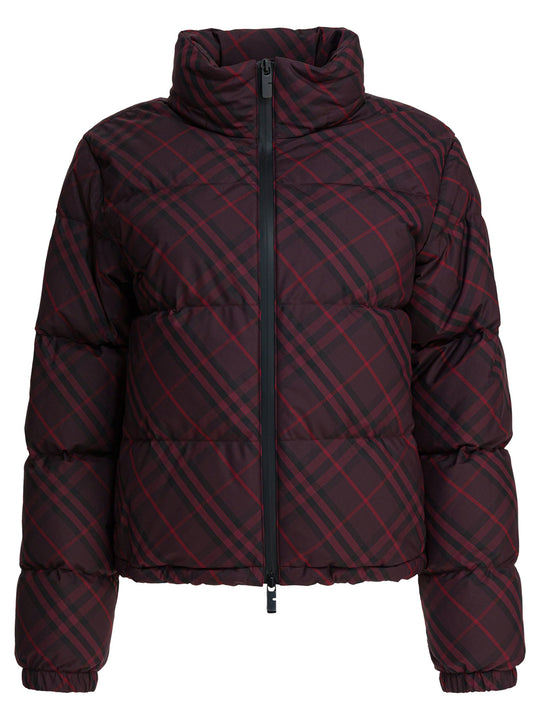 Ambleside Check Jackets And Coats Bordeaux