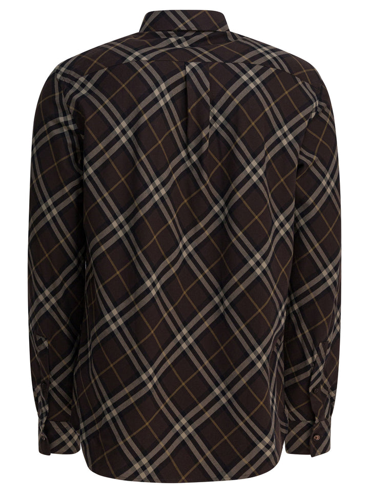 Burberry Check Shirts - Brown | 19bff00133ffe4746ba4cae194d929f8895454d2