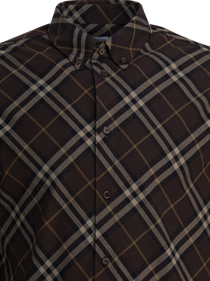 Burberry Check Shirts - Brown | a55a2dbcde7b266066595ecd2fc1e79e5b44d470