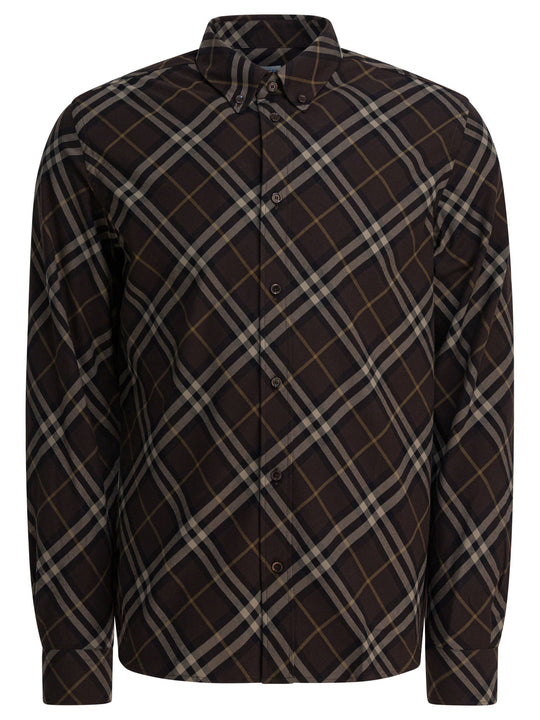 Check Shirts Brown