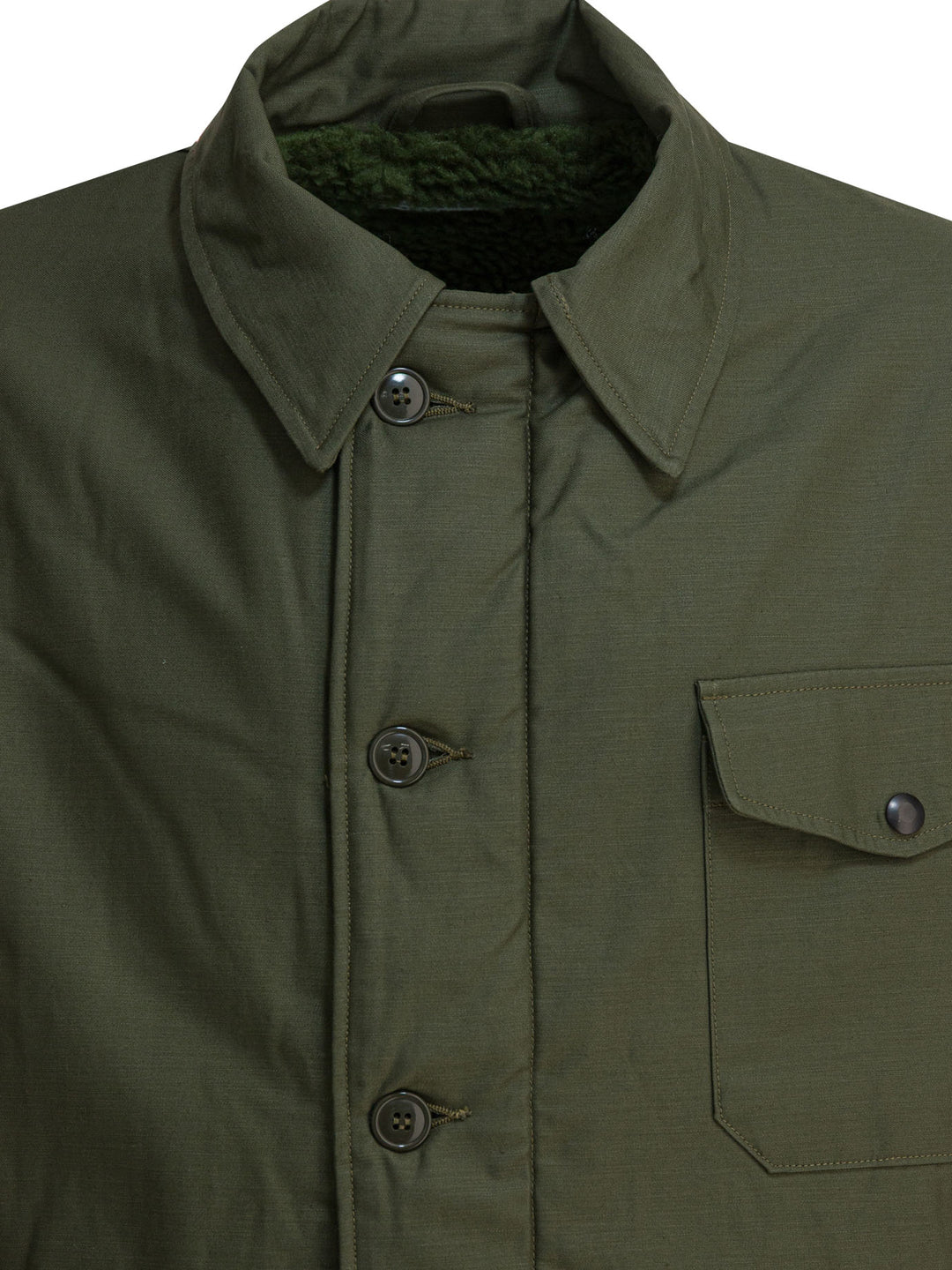 Buzz Rickson'S Deck A-2 Jackets and Coats - Green | 27a3593d7e69f58ae9b4de035828f8b3ef947880