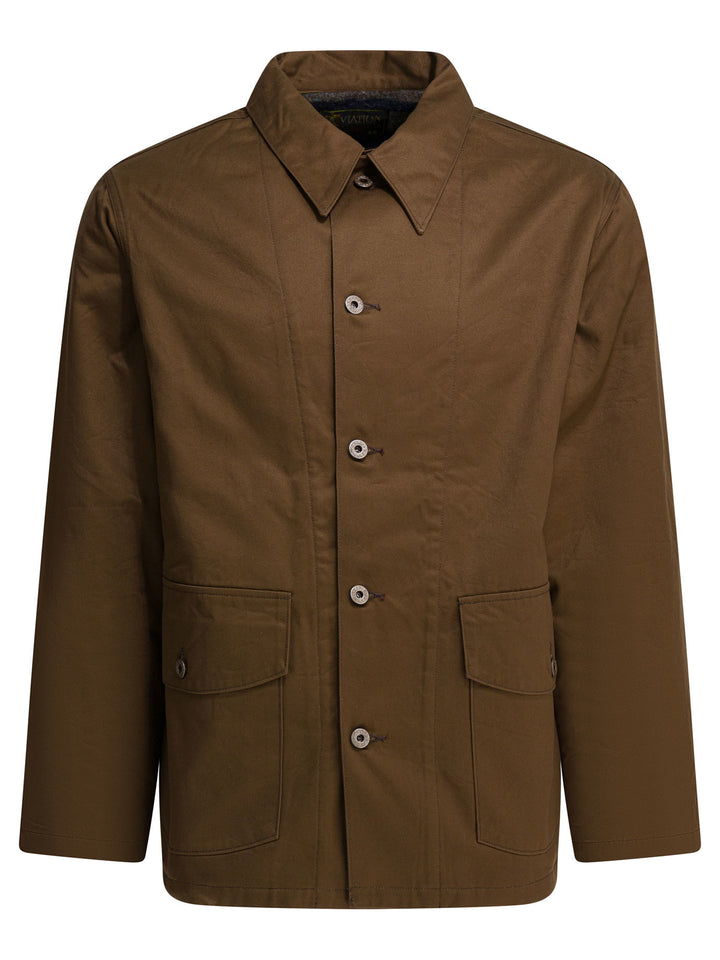 Buzz Rickson'S Aviation Associates Jackets and Coats - Brown | 9d8e62a047da5e145a30588240b42501f8e81b18