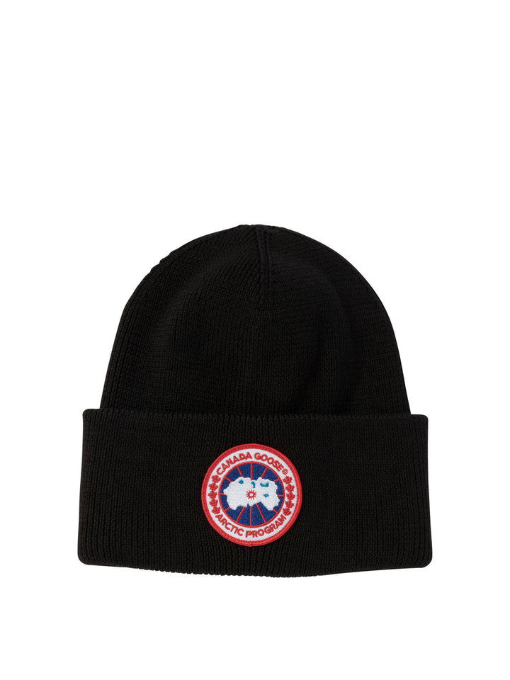 Canada Goose Toque Aectic Youth Hats - Black | db617a674df2330e99be9c1e9fb86ebbbd8ef1ab