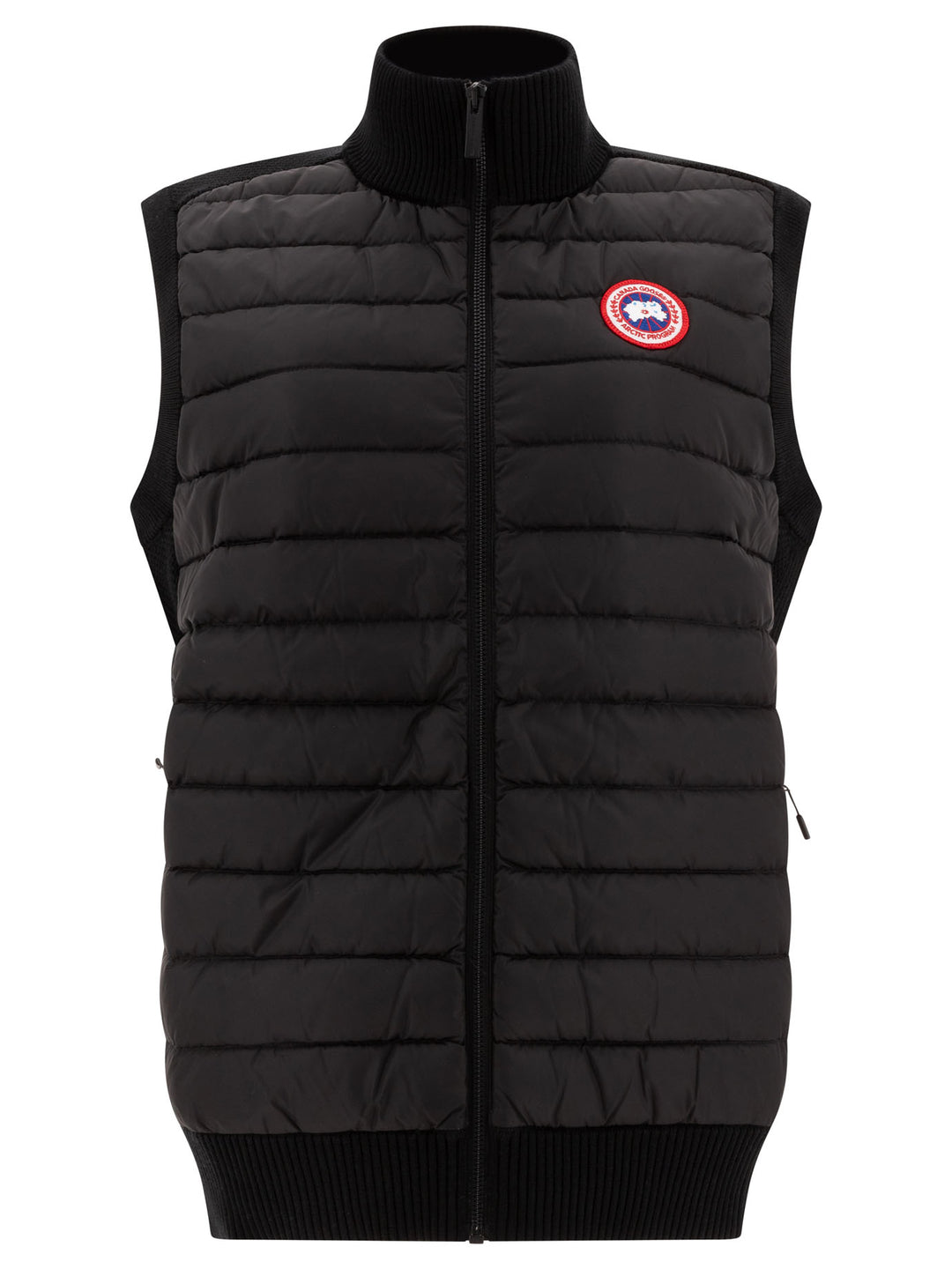 Canada Goose Hybridge Knit Sleeveless Jacket Jackets and Coats - Black | e2b52ba7c5dc72a271b3d35b0bee20308fee376f