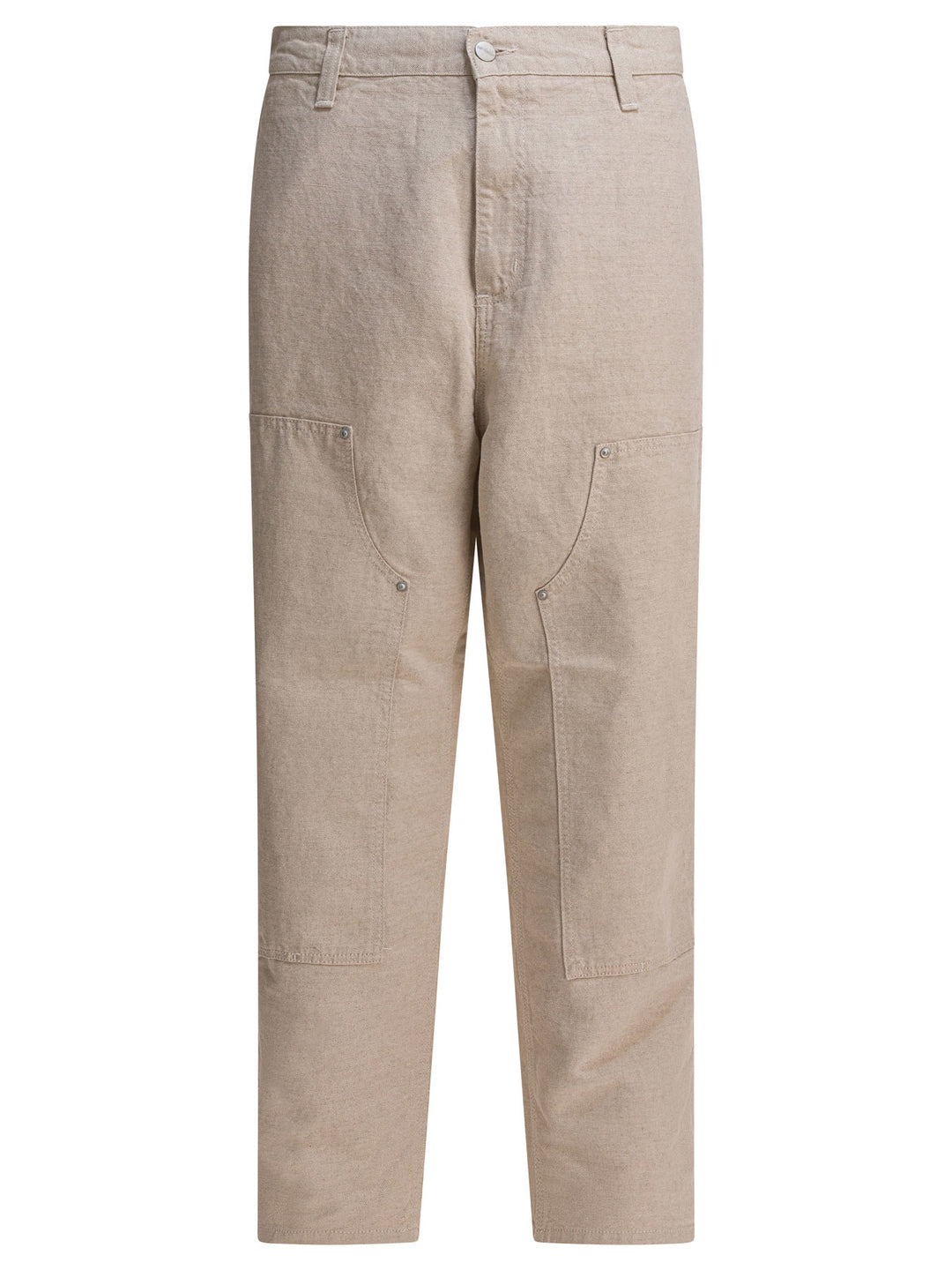 Carhartt Wip Walter Double Knee Trousers - Beige | 950206a7d39c571a65286000998cb3ed8f7f34ae