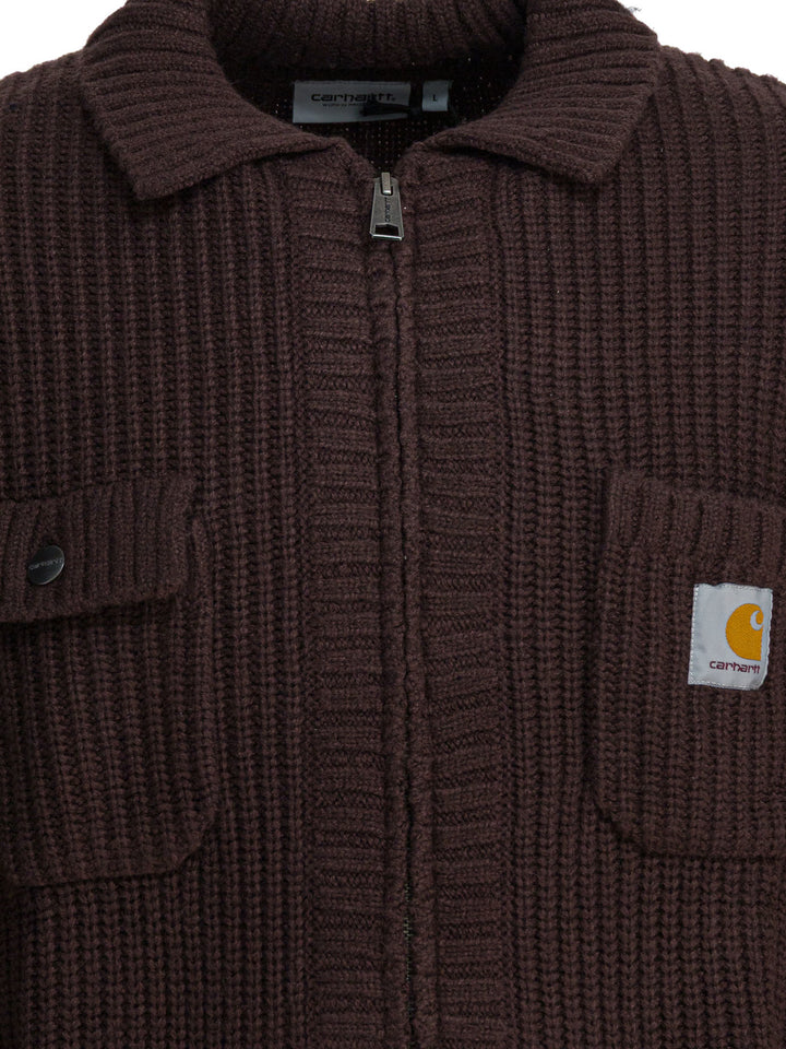 Carhartt Wip Chore Knit Jackets and Coats - Brown | 85ef168aac57438ed44bbd9cb2f120c13417e688