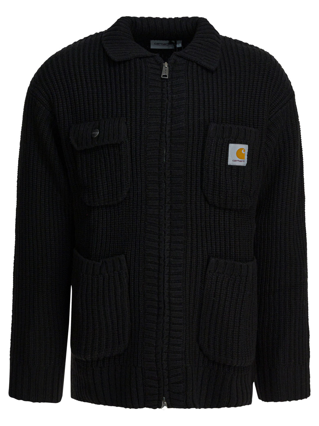 Carhartt Wip Chore Knit Jackets and Coats - Black | d0b66b8055c045f8089c58934cc1a9bf8d772822