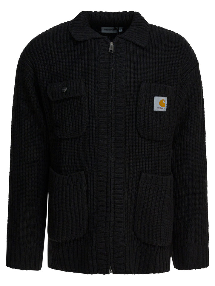 Carhartt Wip Chore Knit Jackets and Coats - Black | d0b66b8055c045f8089c58934cc1a9bf8d772822