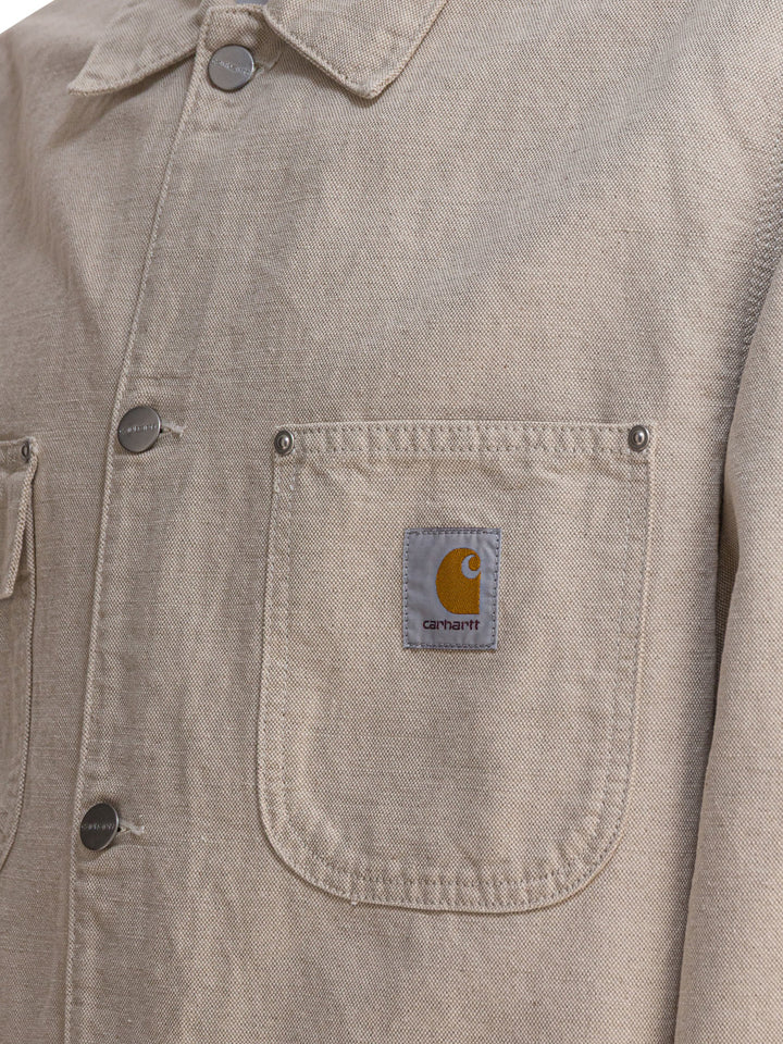 Carhartt Wip Walter Chore Jackets and Coats - Beige | 9afb49d58e3e72e8d8250717865516d642869904