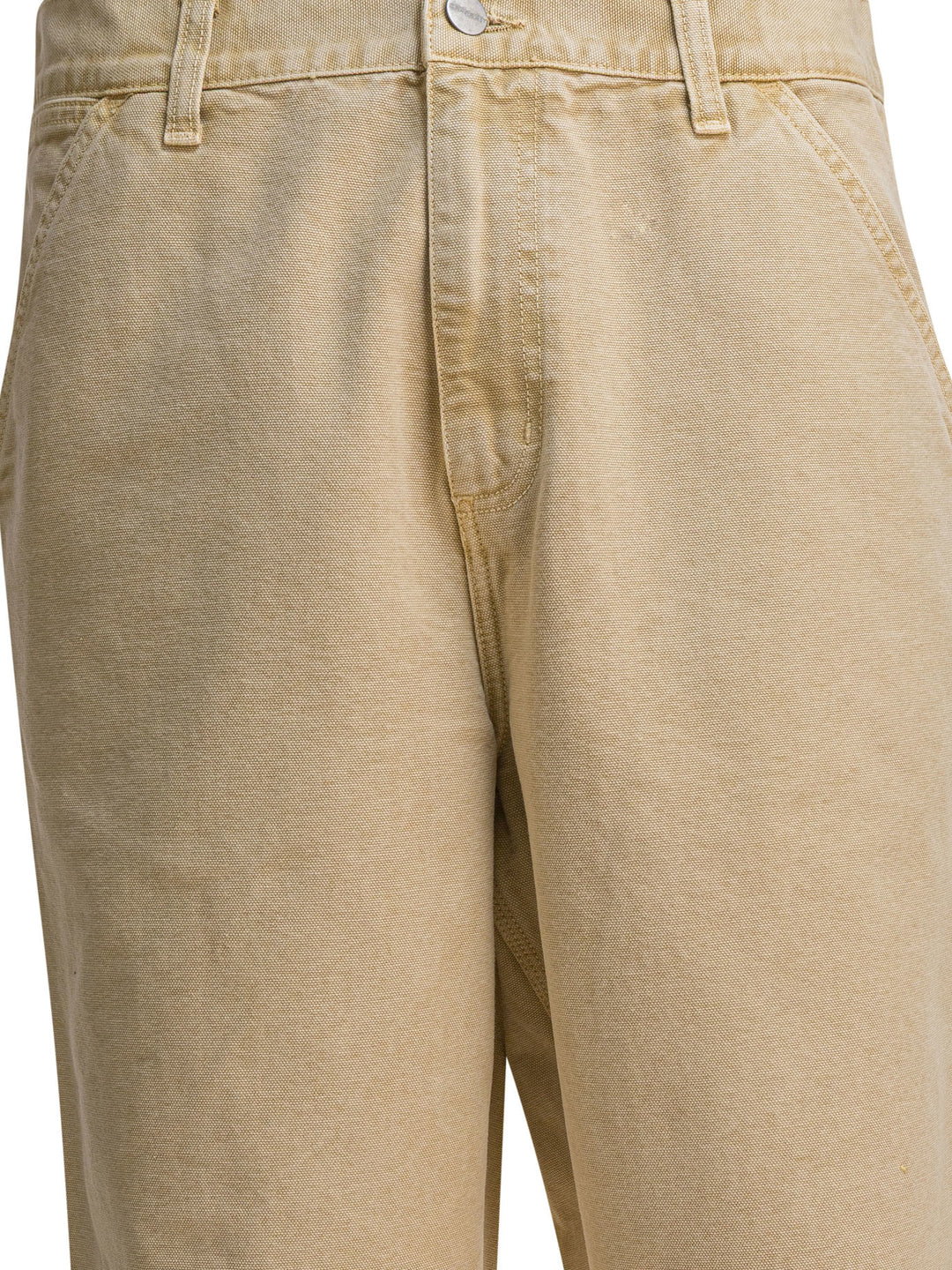 Carhartt Wip Single Knee Trousers - Beige | 16bc8977c06e07f0a64155e42fe0621d5b7939f3