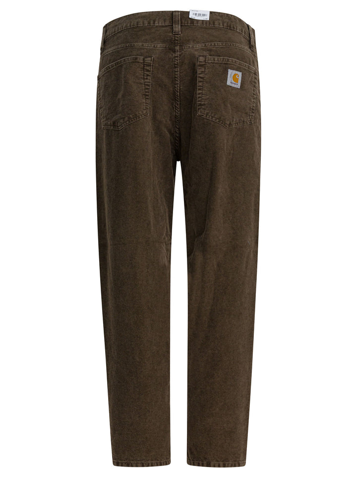 Carhartt Wip Aaron Trousers - Brown | 04d695acfb77e612e2dc327f8982f98fbb0eff0a