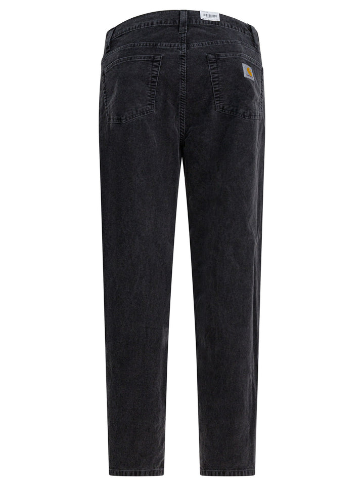 Carhartt Wip Aaron Trousers - Black | 40ec842aa32daea17a38eeb19b149df13028a422
