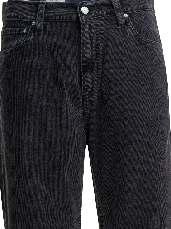 Carhartt Wip Aaron Trousers - Black | 585ac8fb7b50903c7ceff2b8caf9bb6585823b1d