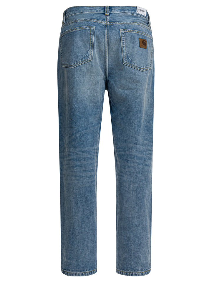 Carhartt Wip Aaron Jeans - Blue | 03bd319b26c0856f44e882d59bfb23325dc13ac4