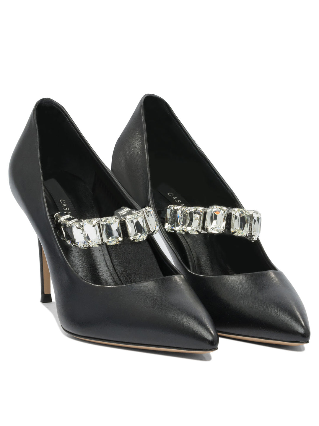 Casadei Julia Minorca 80mm Heeled shoes - Black | e1d42a58f448e31470ad8dbf3b254b2c02314ebb